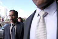 ASAP Rocky's trial began at the end of January 2025 (Image via MEGA/GC Images/Getty)